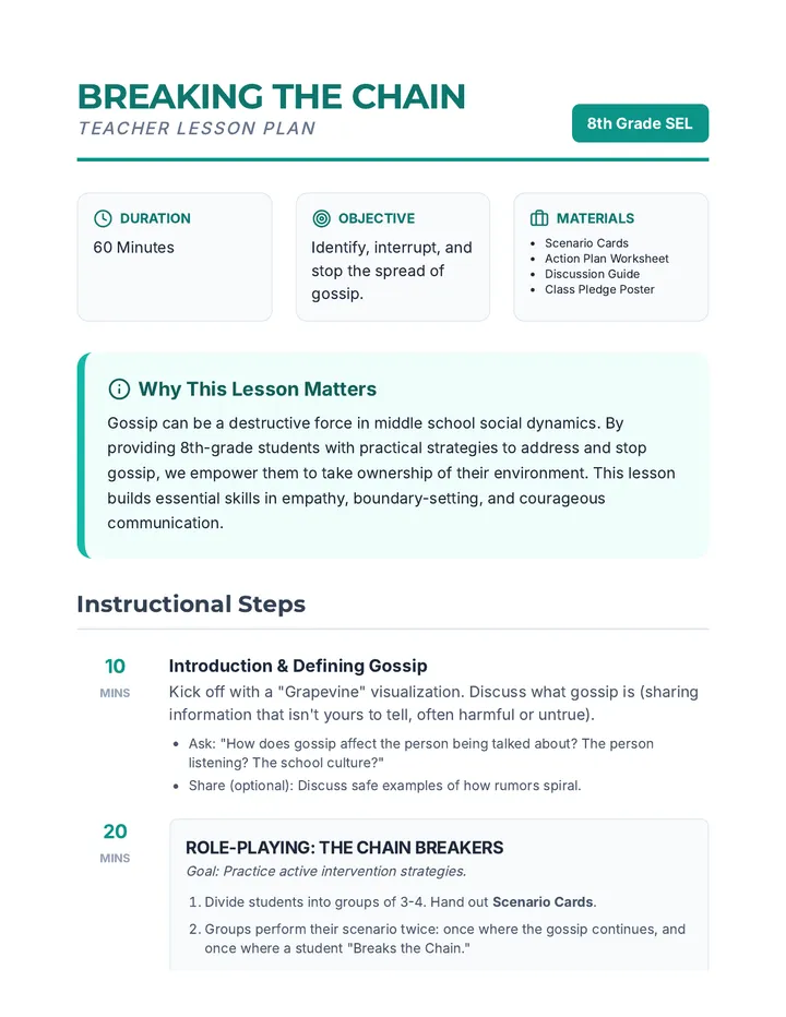 Breaking the Chain • Lesson • Lenny.com