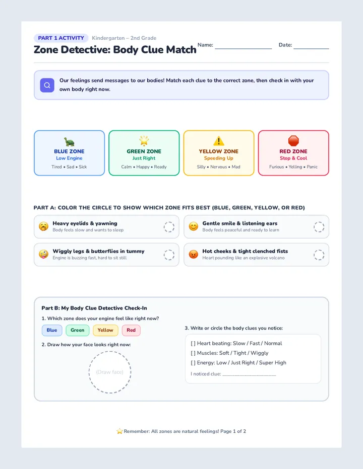 Calm Toolbox Activity