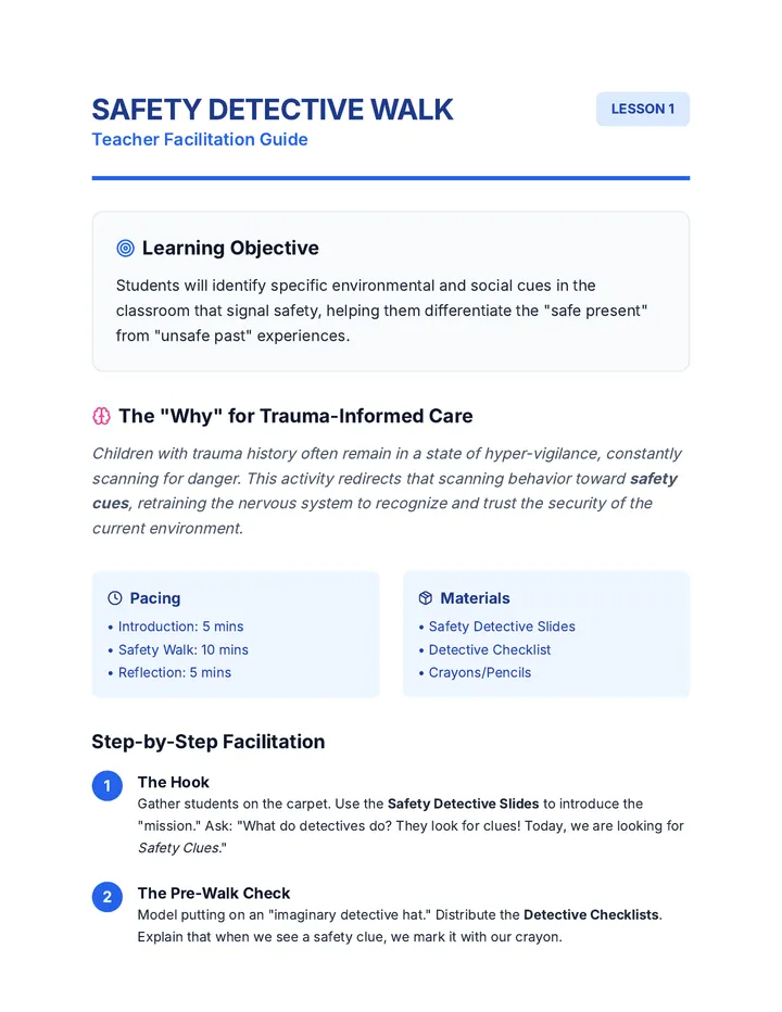 Safety Detective Teacher Guide