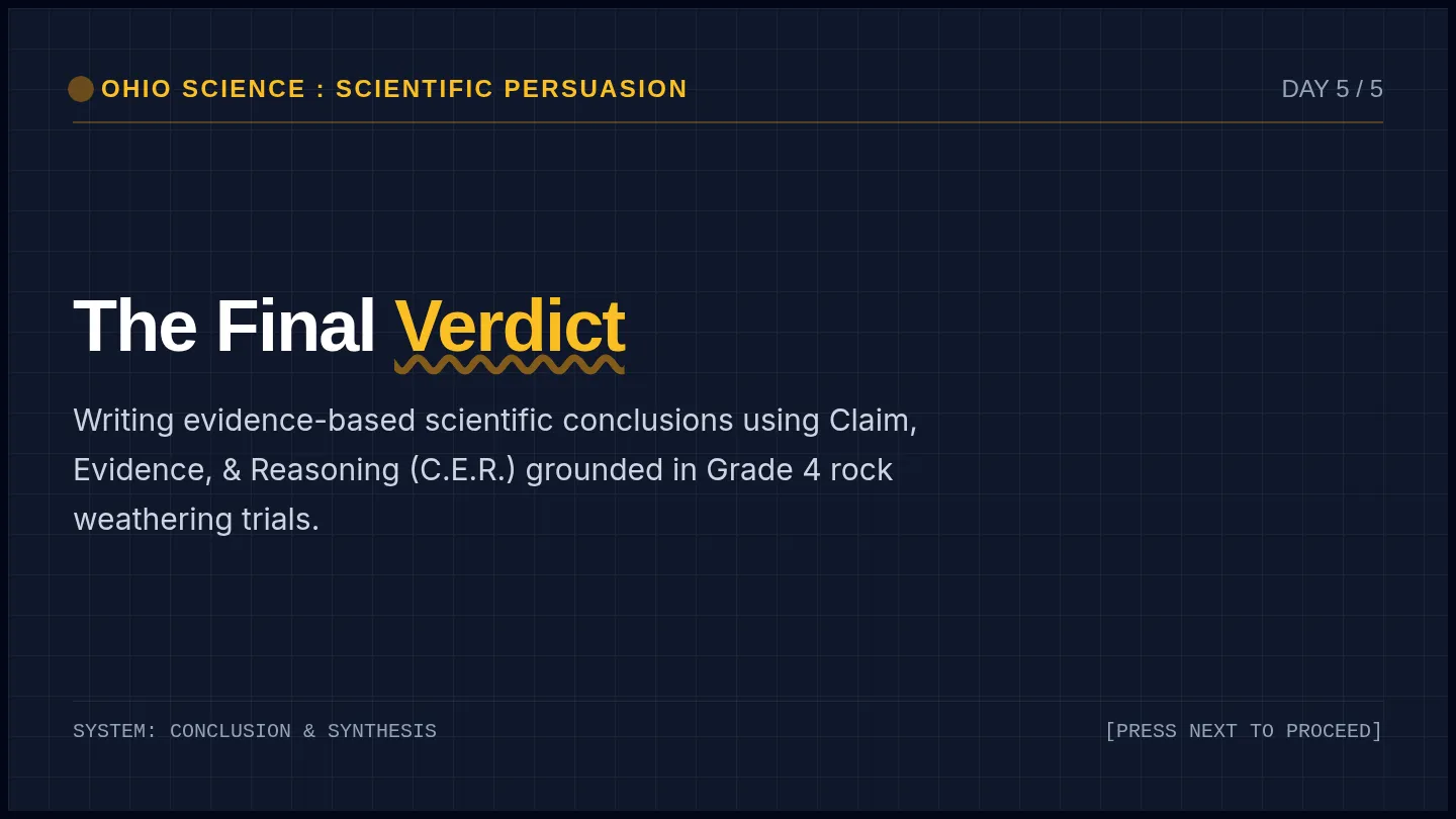 The Final Verdict Slides