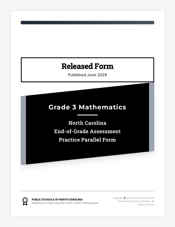 EOG Practice Test Booklet