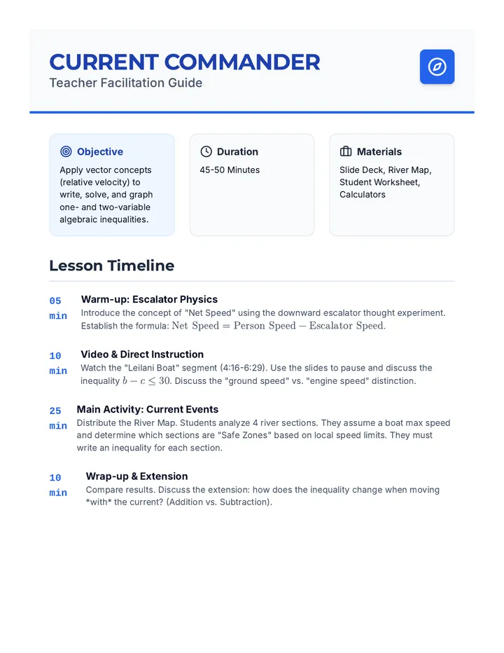 Commander Teacher Guide