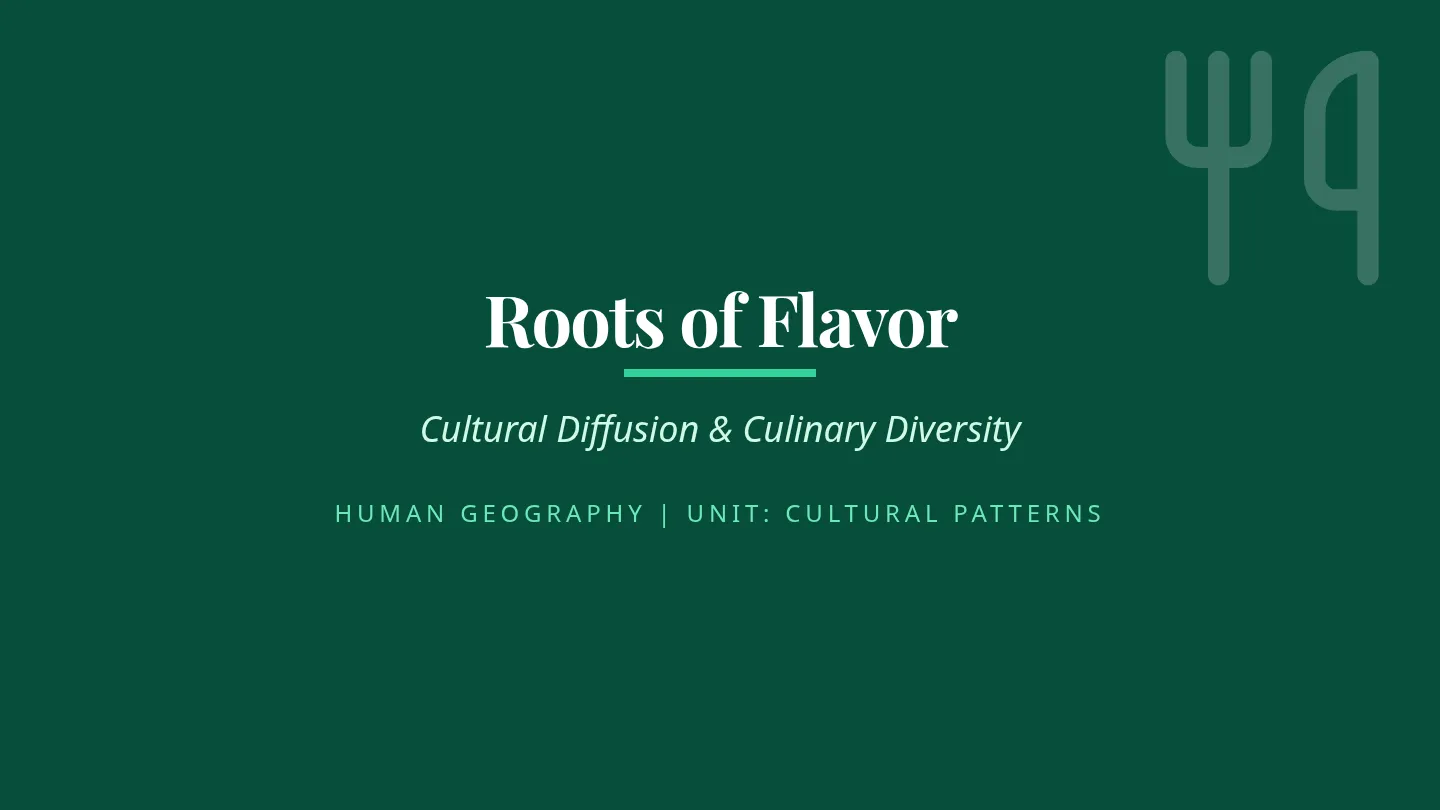Global Kitchen Slides