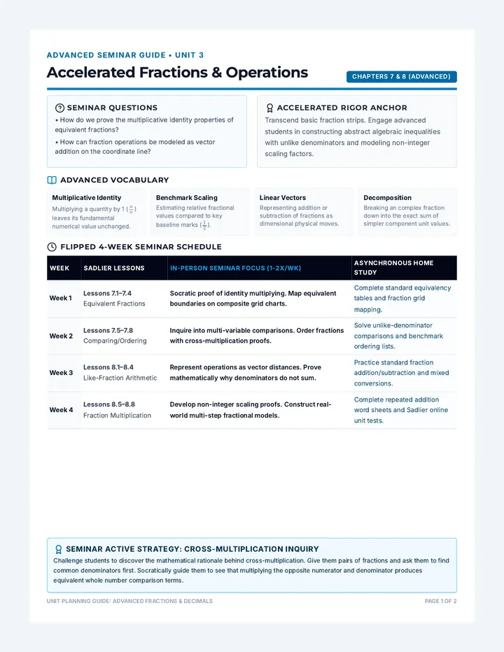 Fraction Decimal Journeys Guide