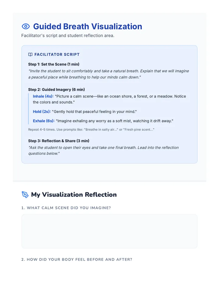 Guided Breath Visualization Guide