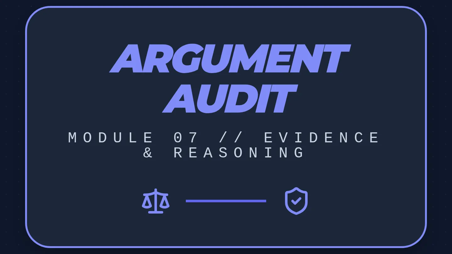 Argument Audit Slides v2