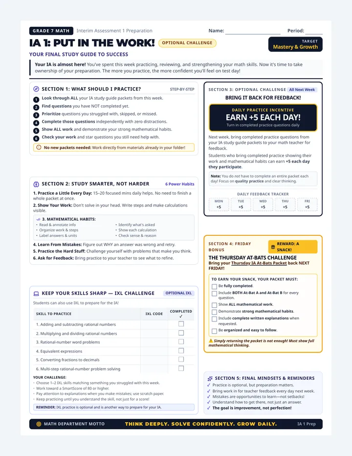 IA Prep Challenge Handout