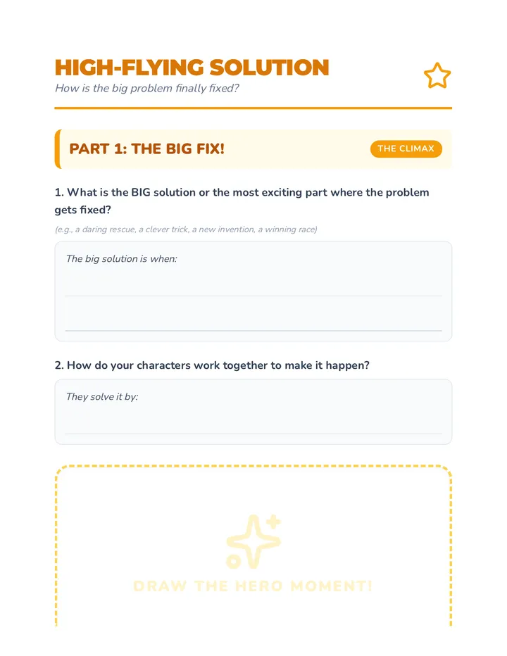 High Flying Solution Worksheet