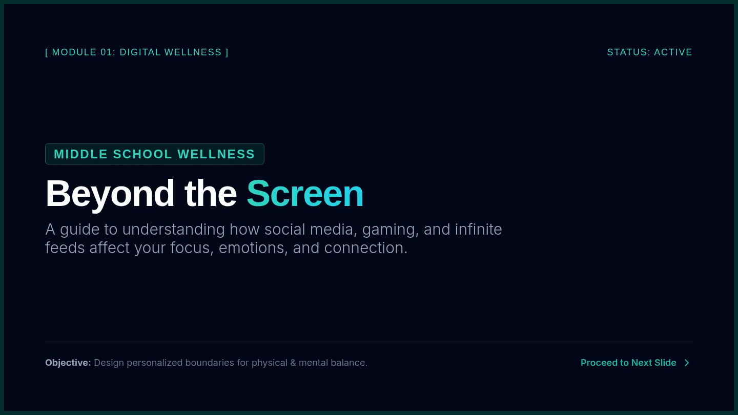 Beyond the Screen Slides