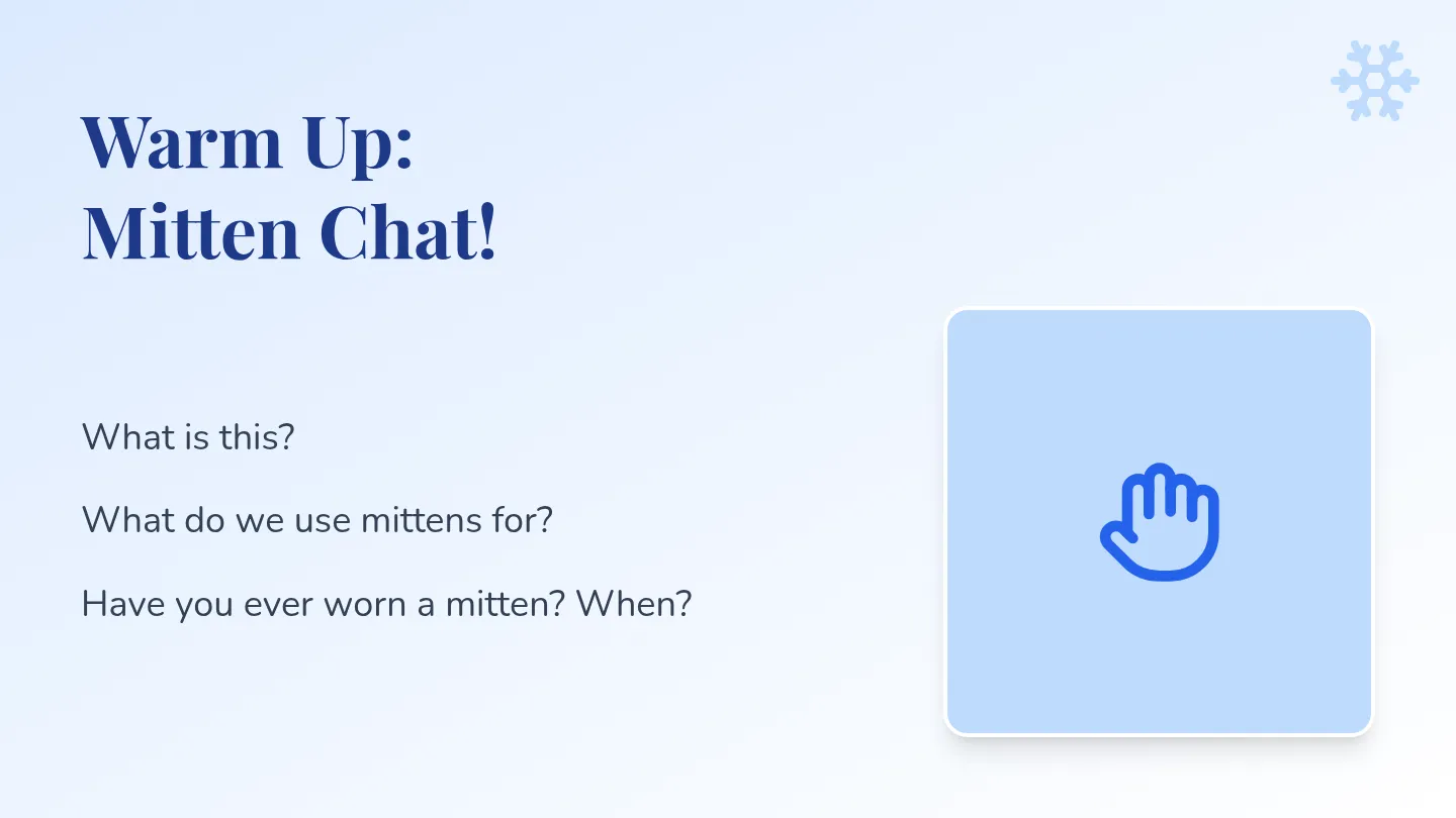 Mittens & Many Words Presentation