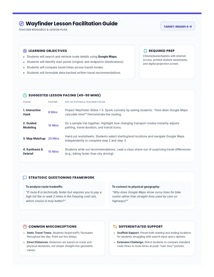 Wayfinder Teacher Guide