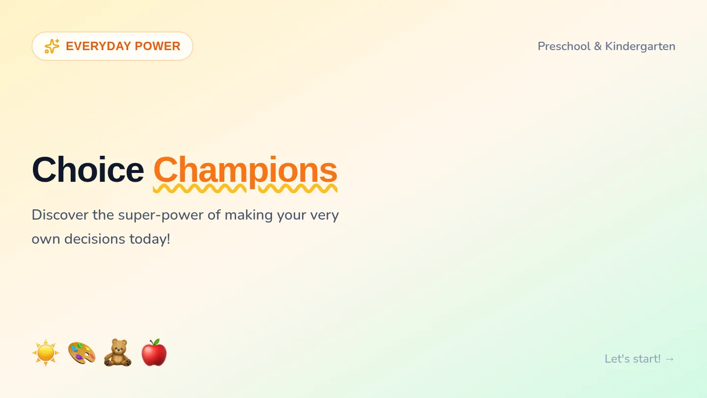 Choice Champions Slides