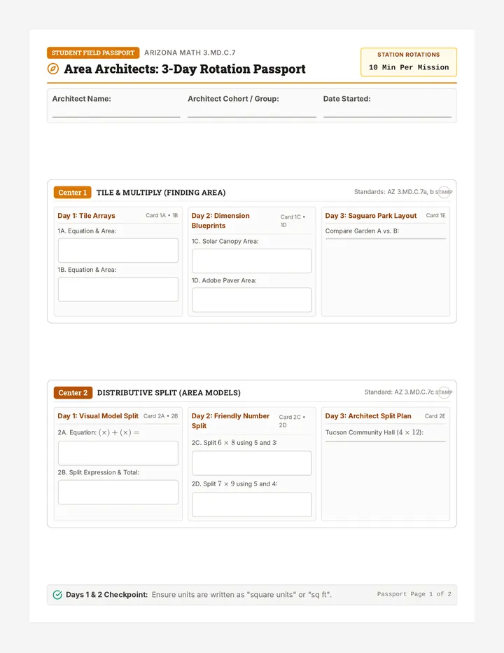 Mission Tracker Student Passport