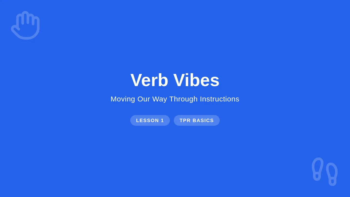Verb Vibes Slides