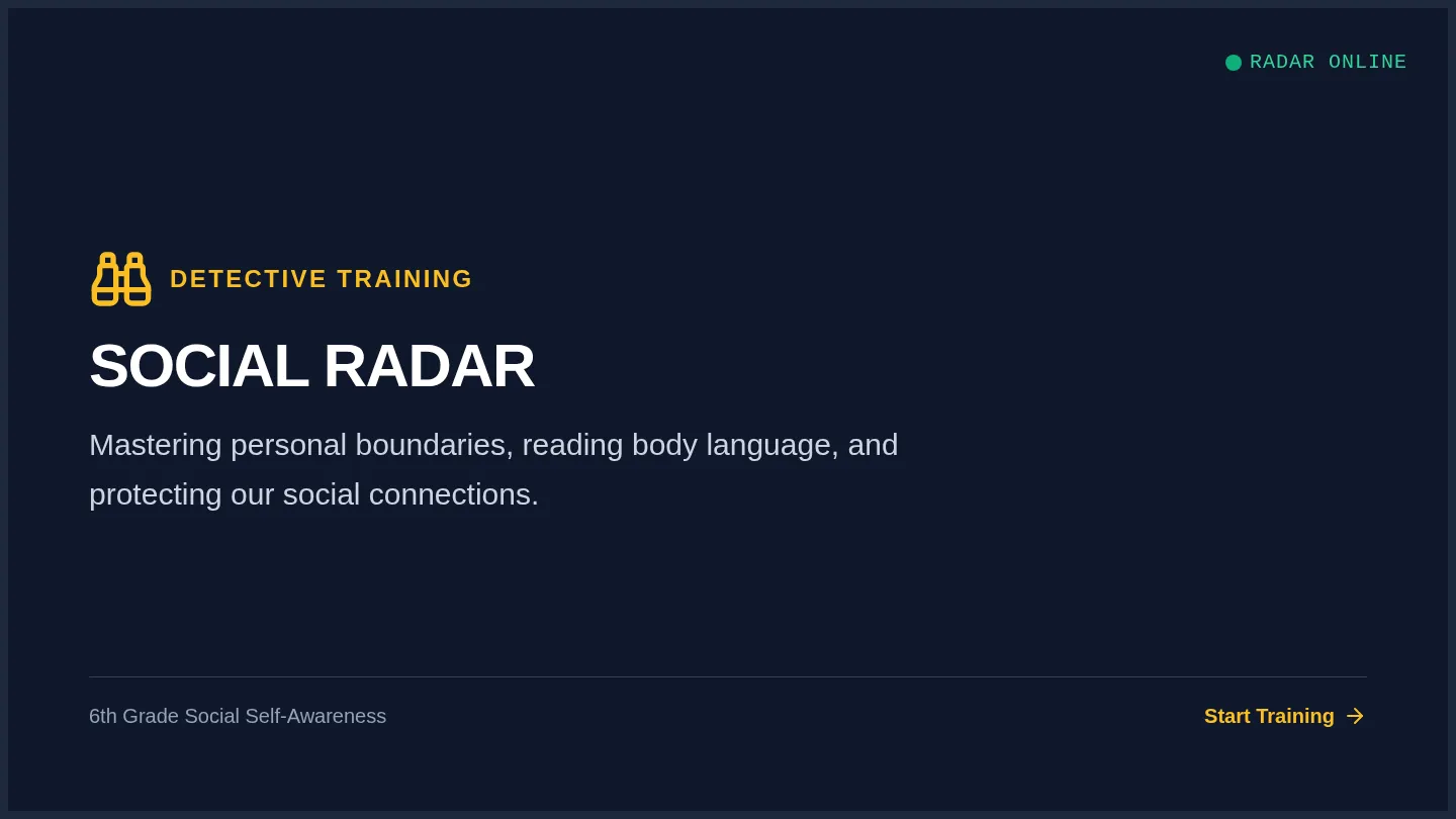 Social Radar Slides