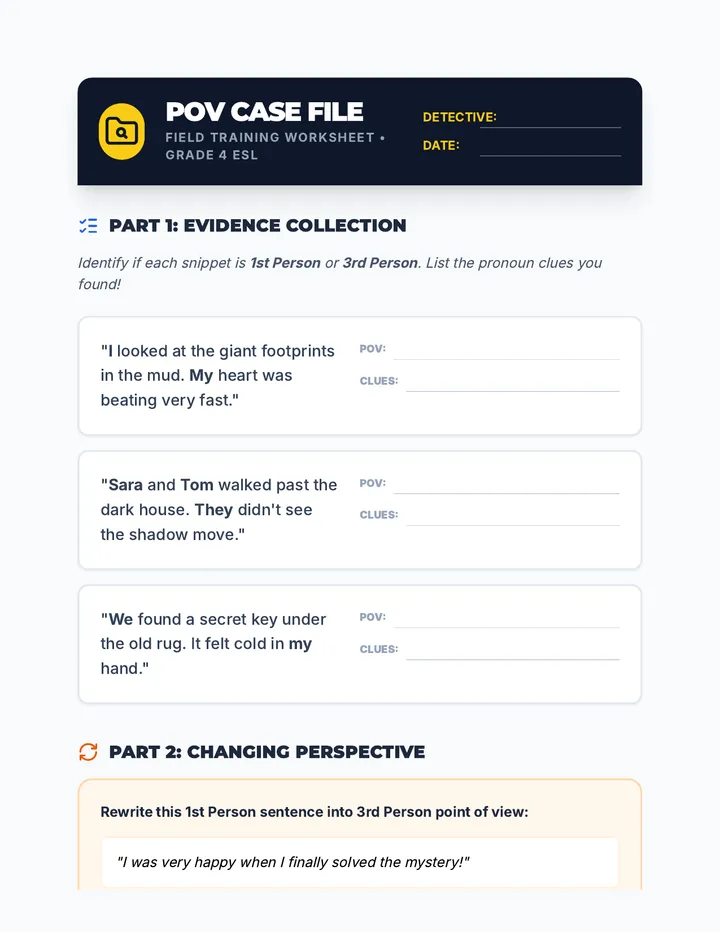 Case File Worksheet