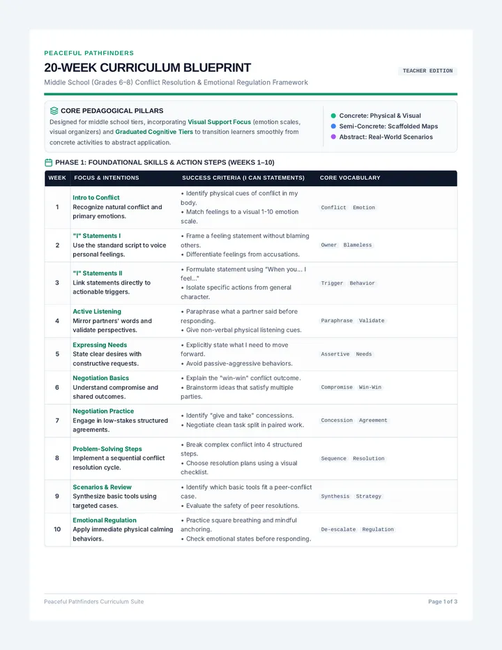 Curriculum Blueprint Guide