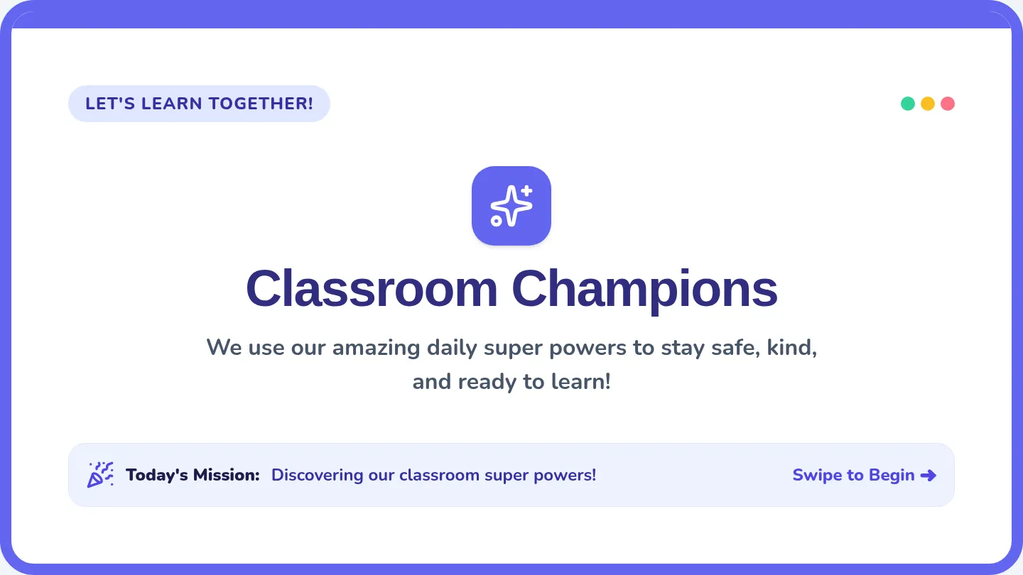 Classroom Champions Slides