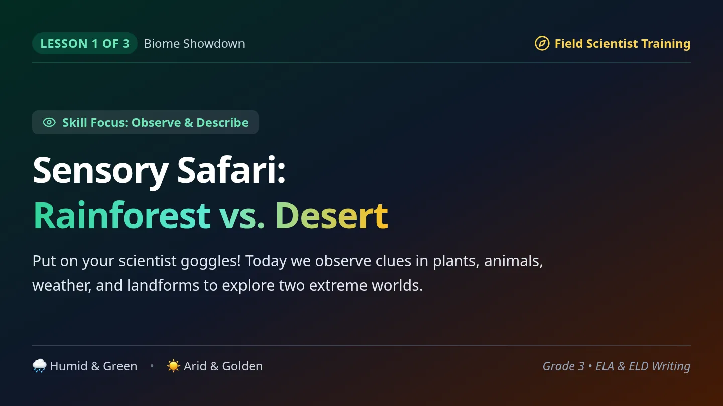 Sensory Safari Slides