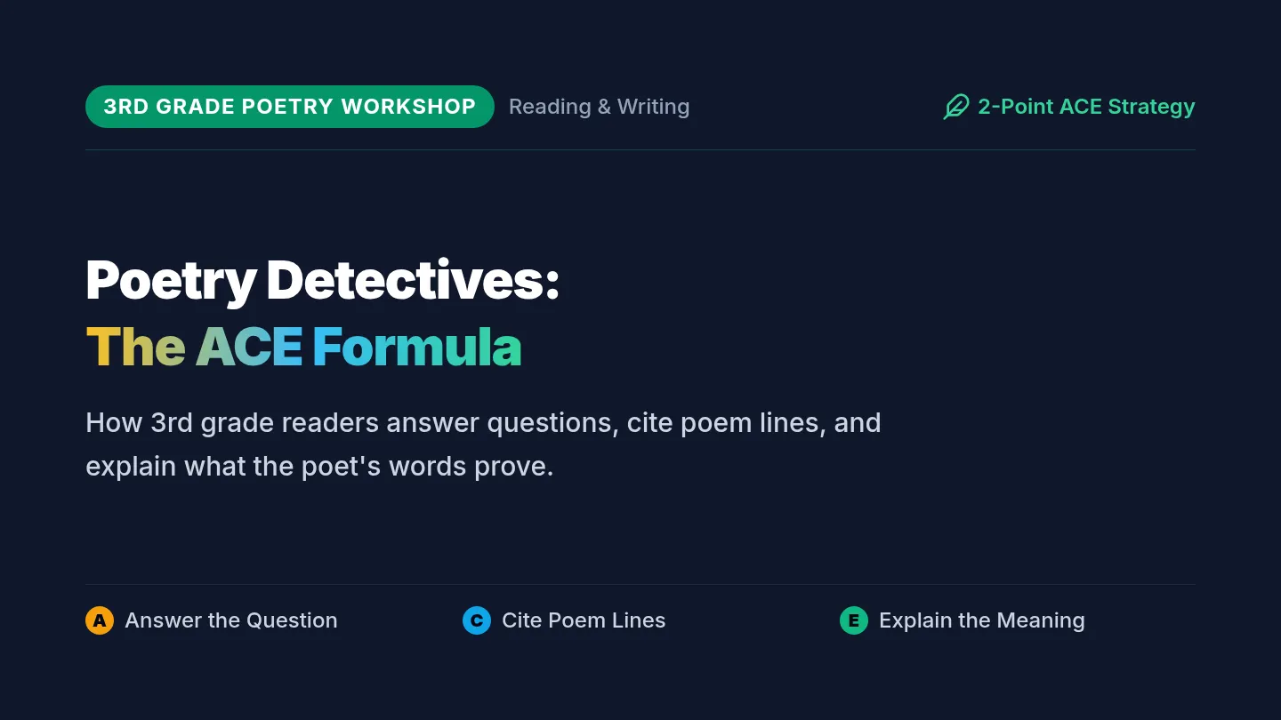 Poetry Detectives Slides