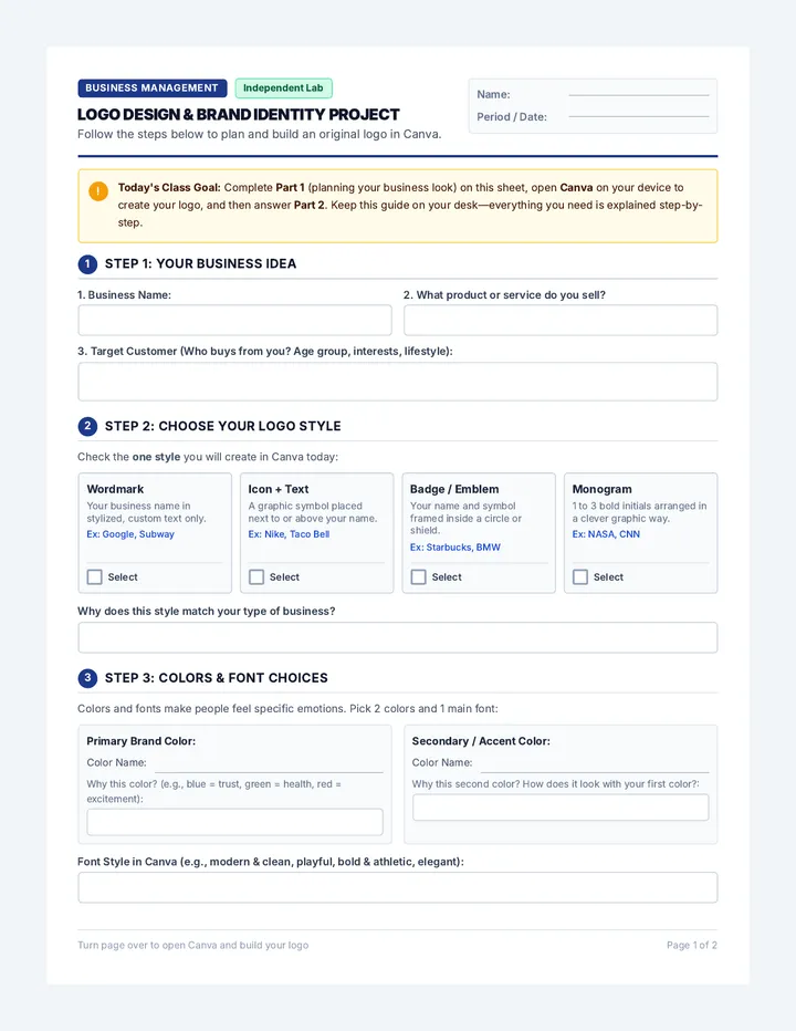 Logo Forge Assignment Guide