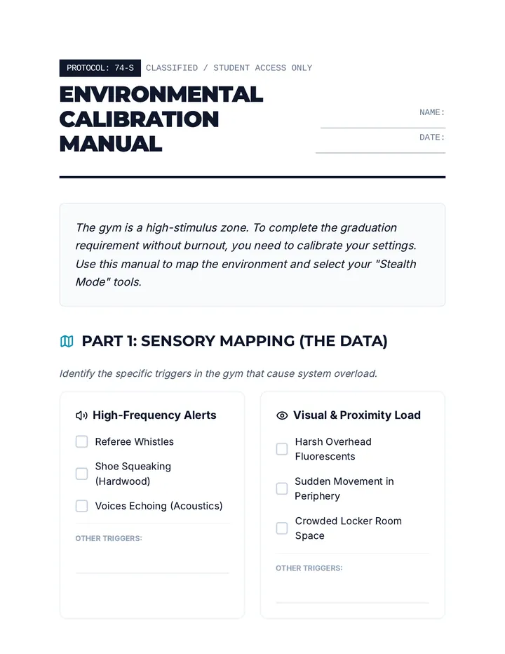 Calibration Manual Worksheet