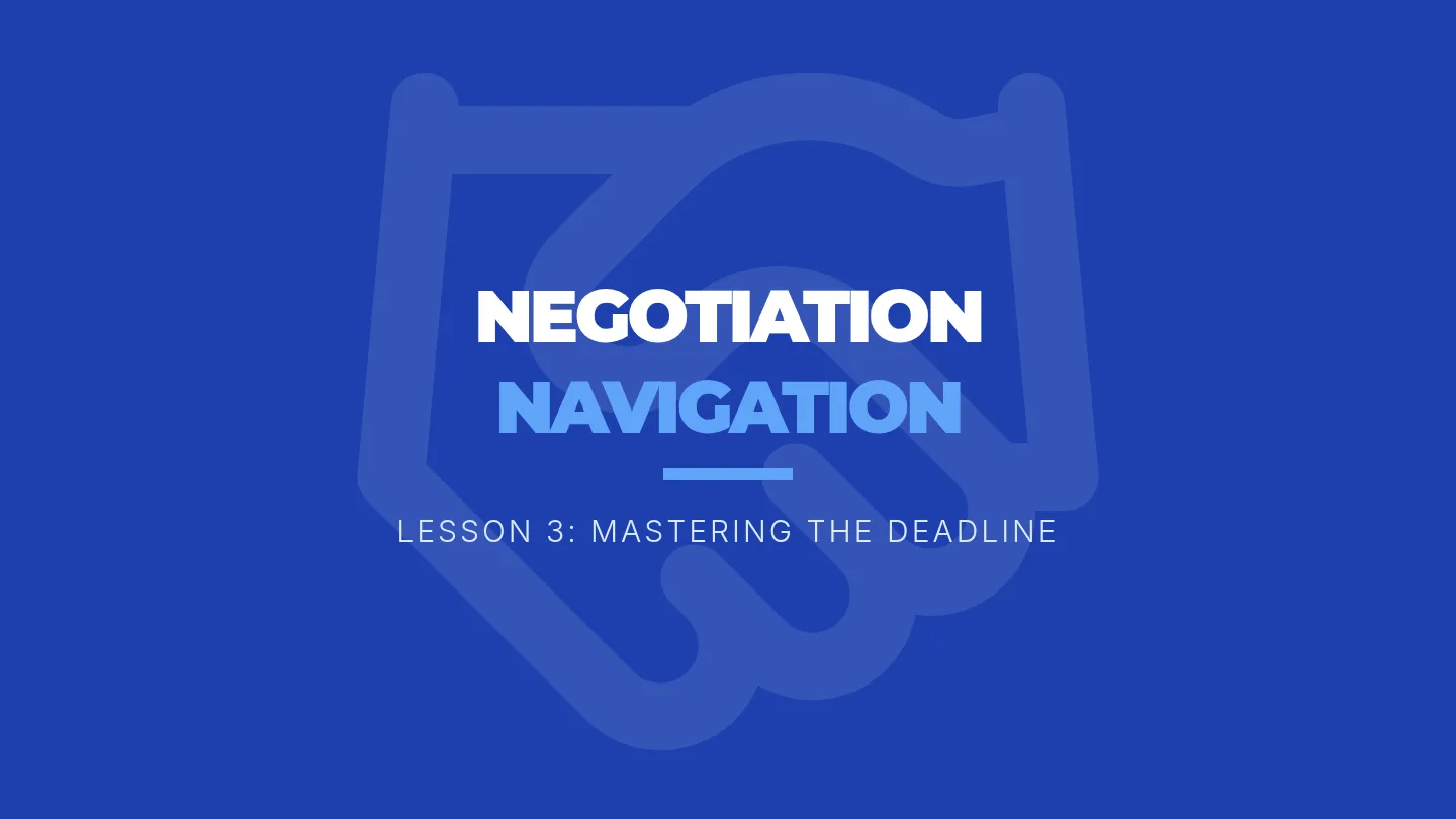 Negotiation Navigation Slides