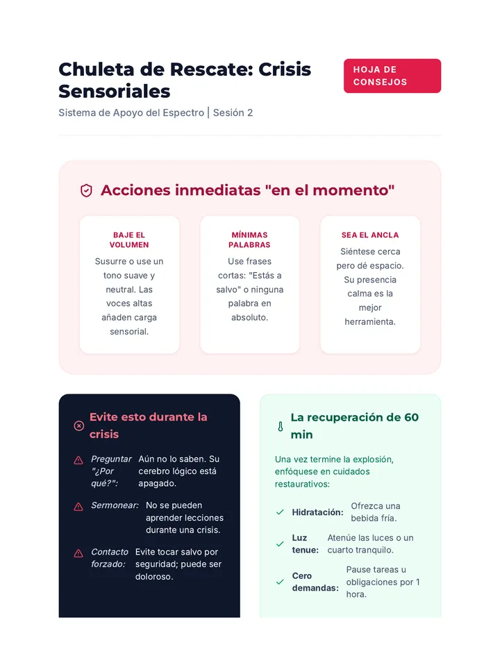 Hoja de Consejos de Rescate ES