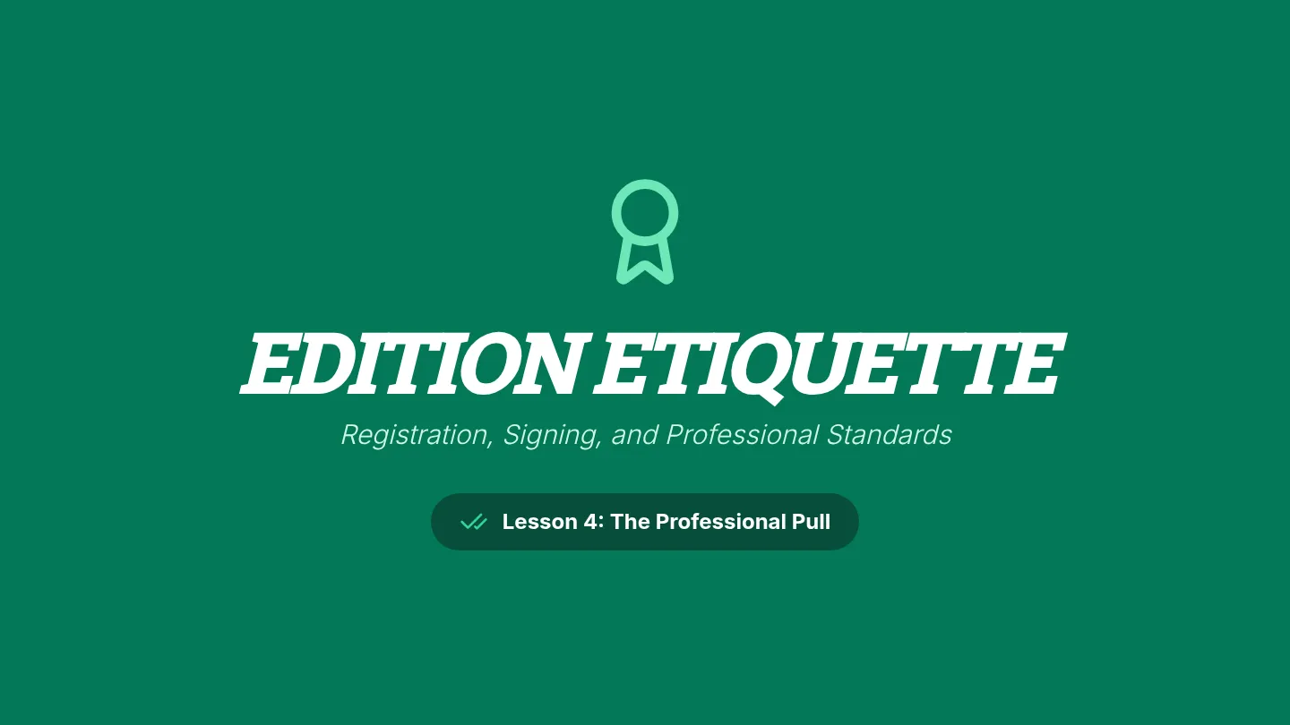 Edition Etiquette Slides
