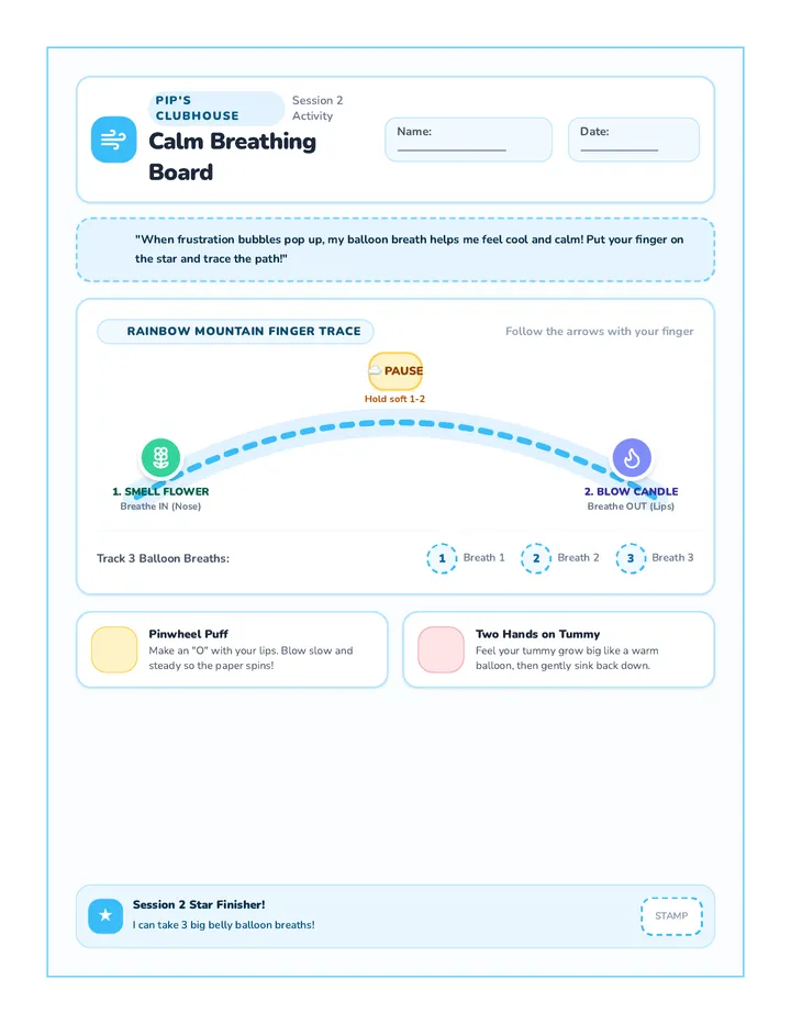 Calm Breathing Board