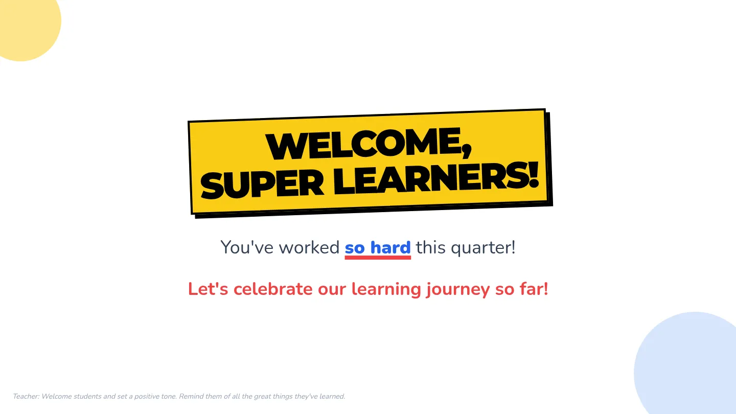 Finish Strong Slide Deck