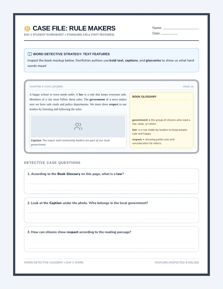 Rule Makers Worksheet