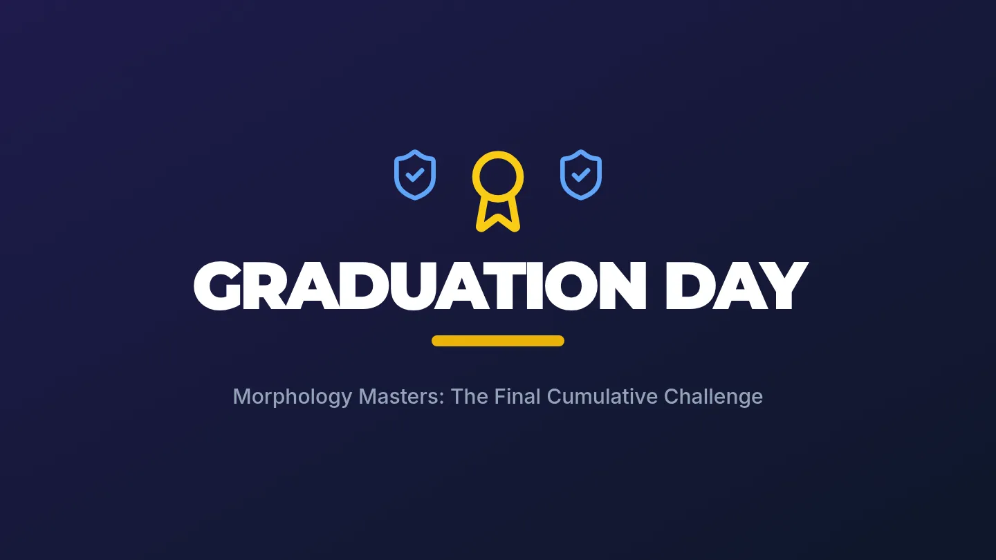 Morphology Graduation Slides