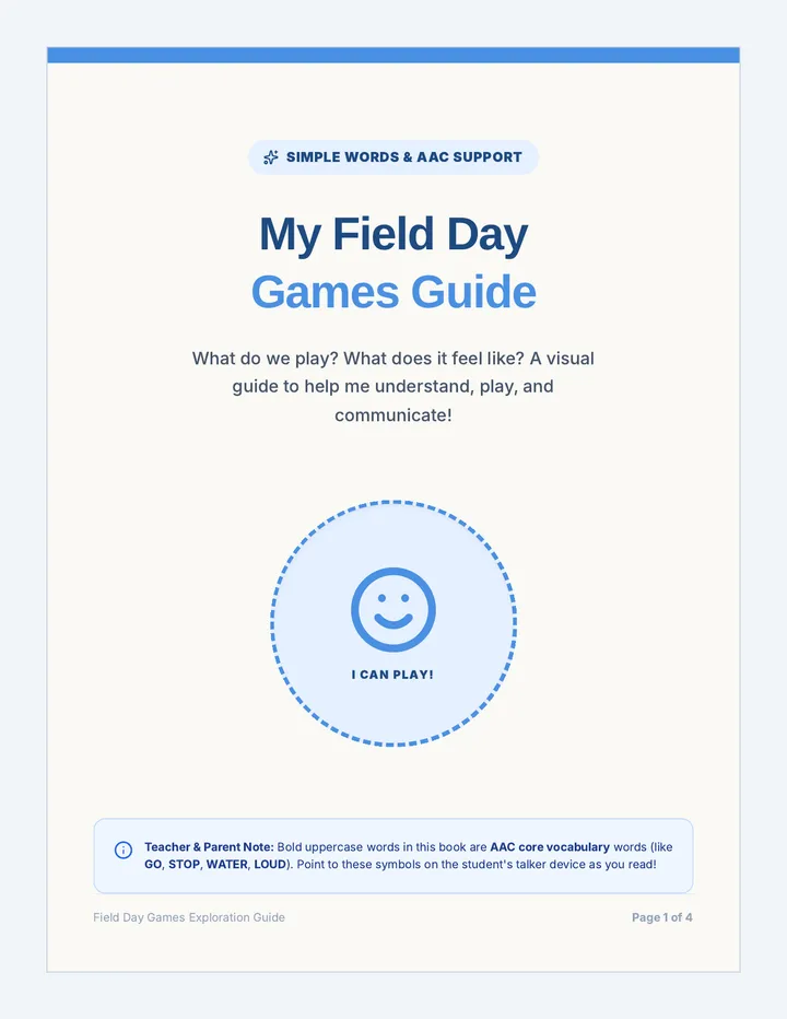 Field Day Games Visual Guide