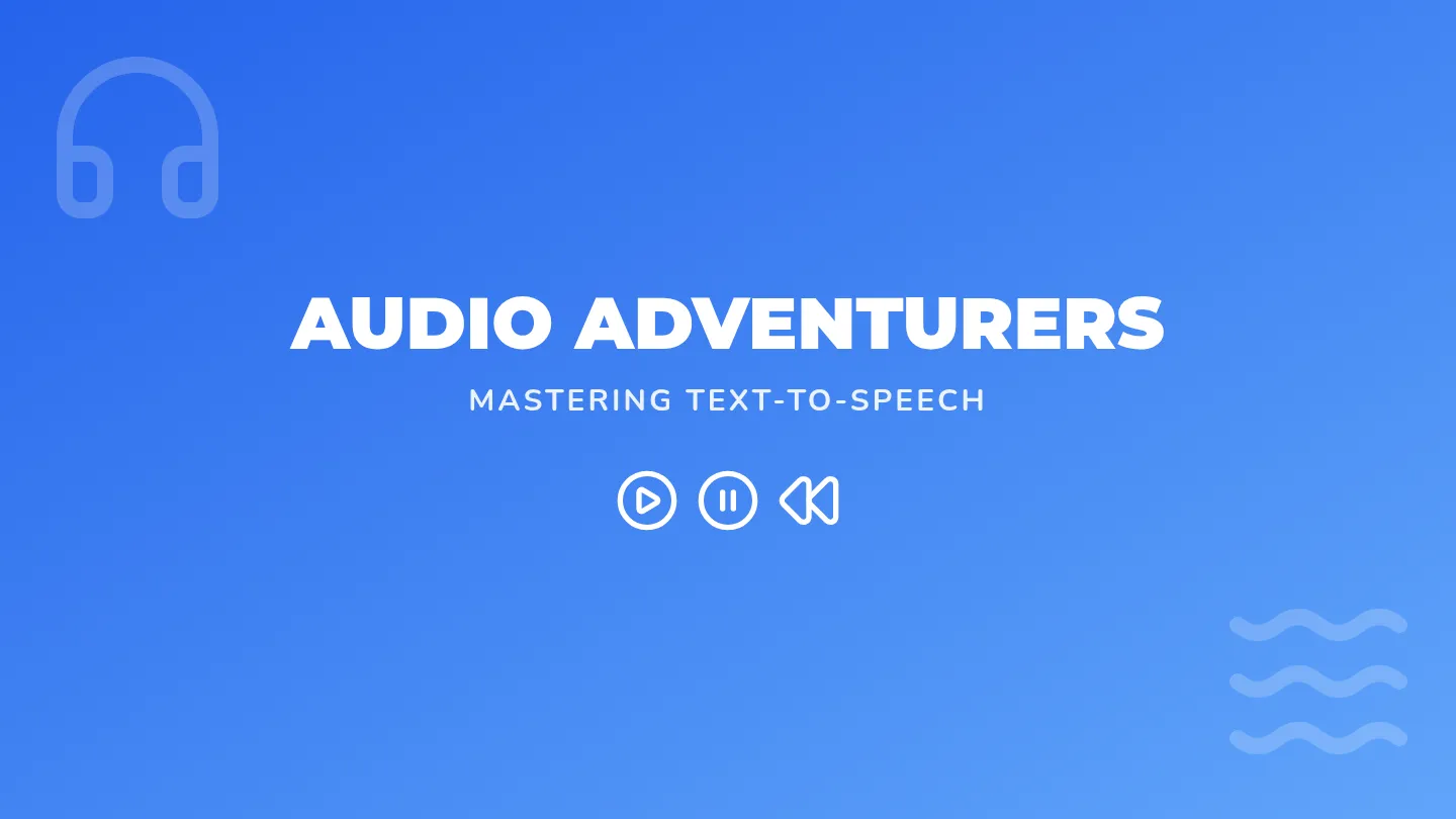 Audio Adventurers Slides