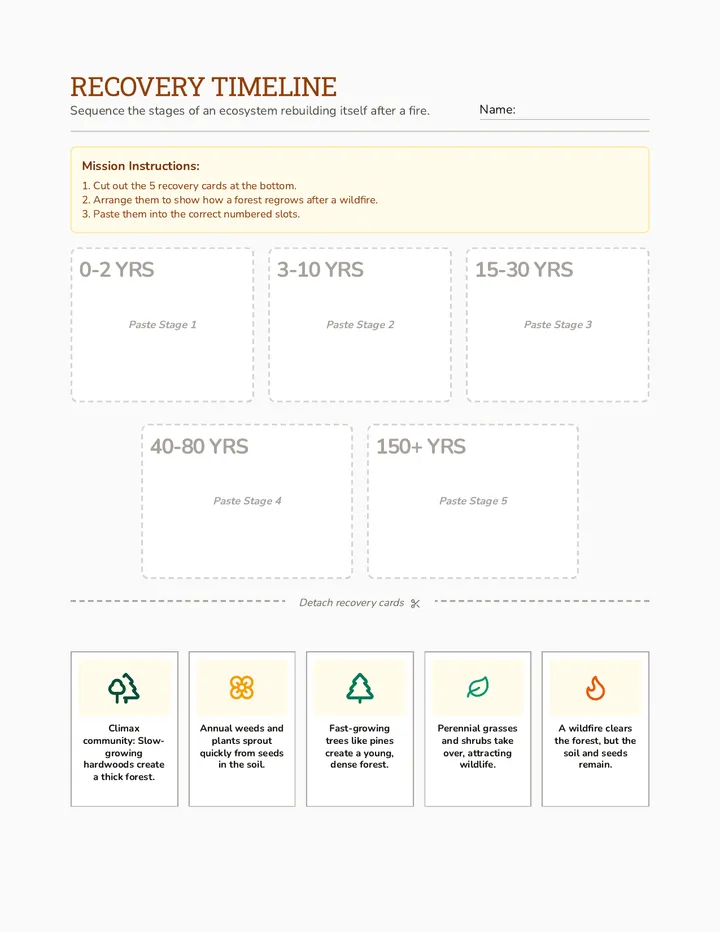 Recovery Sequence Activity