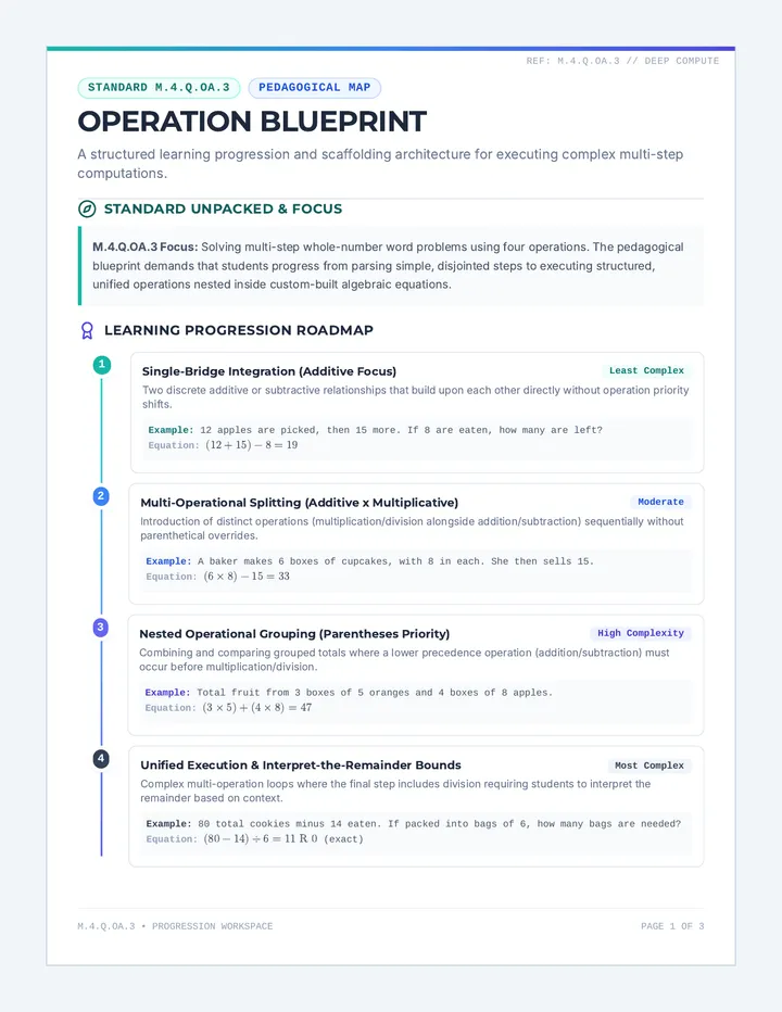Operation Blueprint Teacher Guide