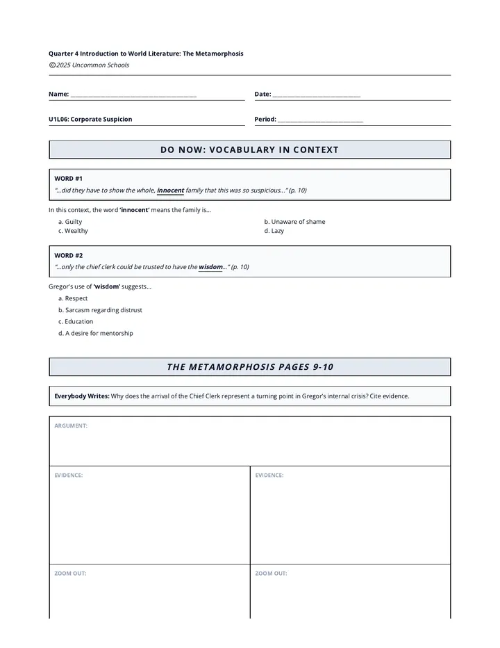 Samsa Study Worksheet 6 v2
