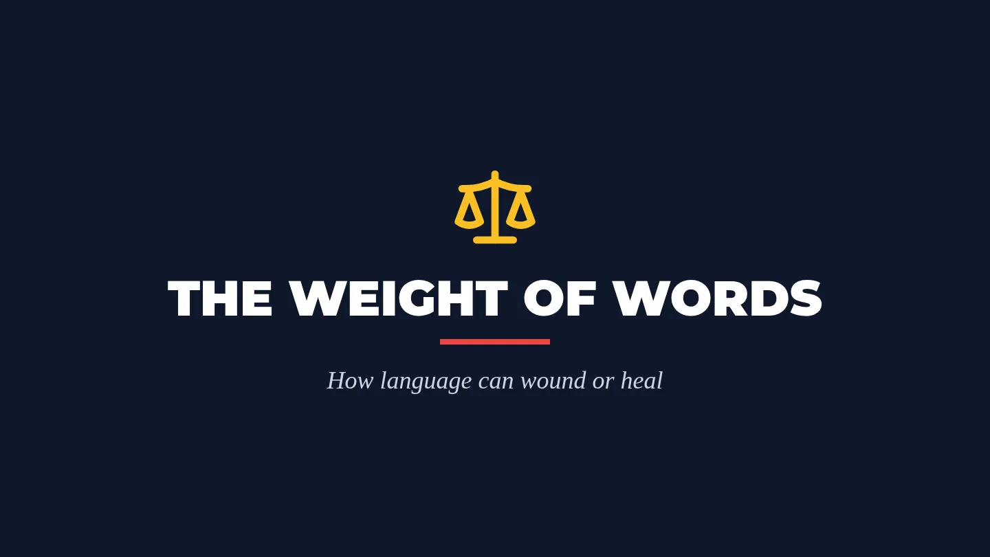 Weight of Words Slides