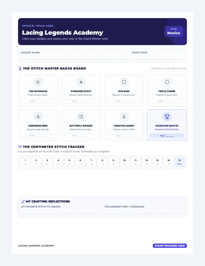 Lacing Legends Progress Tracker
