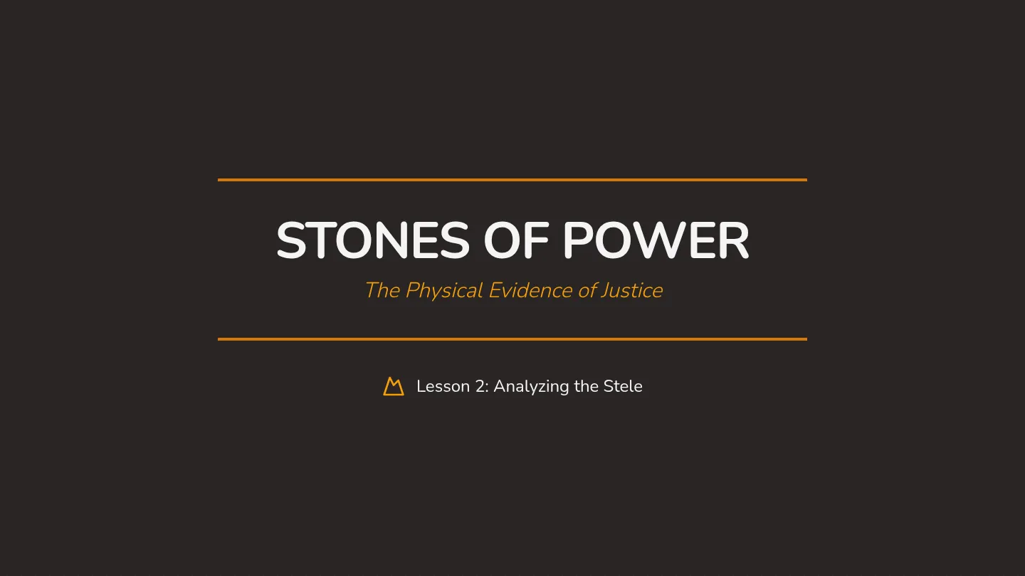 Stele Secrets Slides
