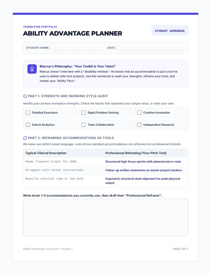 Ability Advantage Workbook