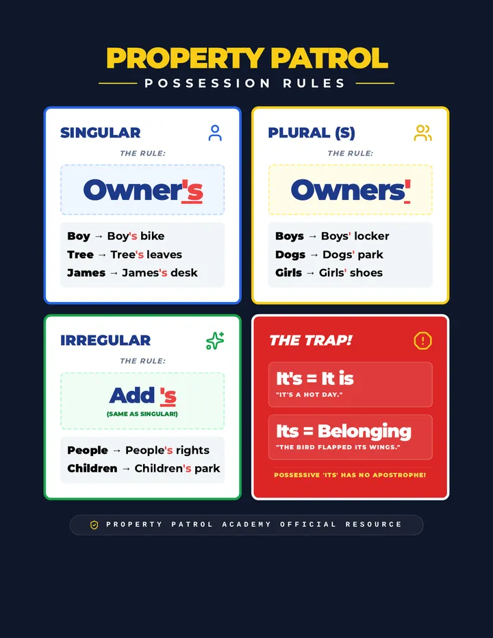 Apostrophe Academy Poster