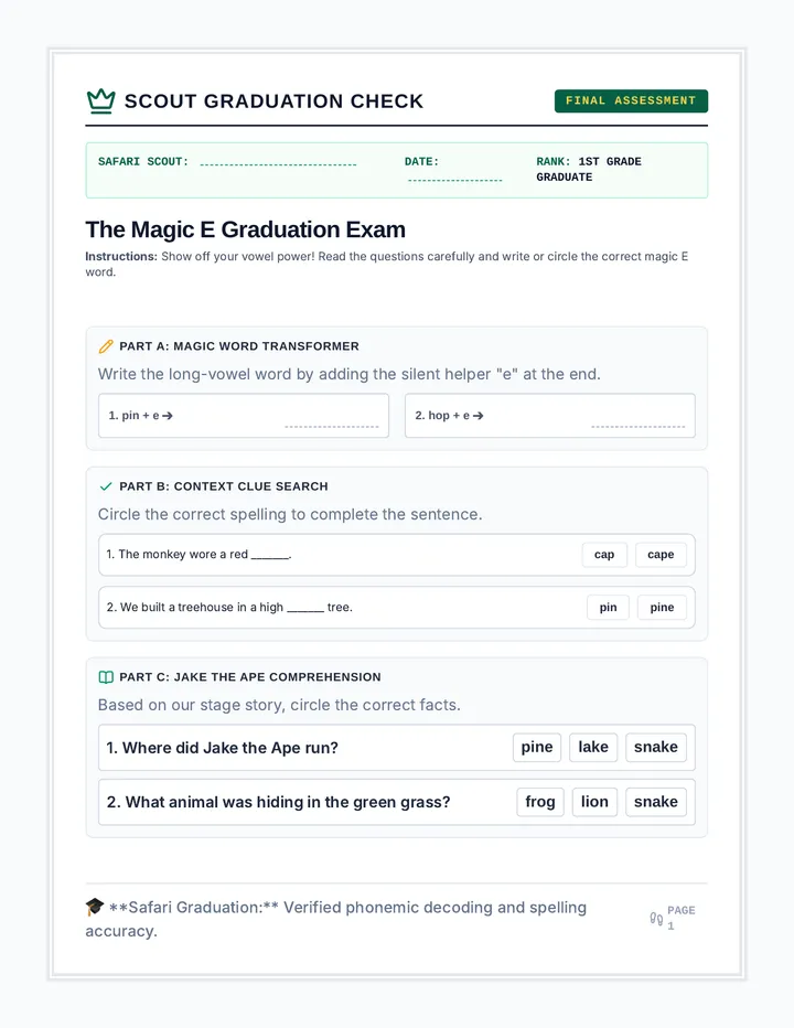Scout Graduation Quiz