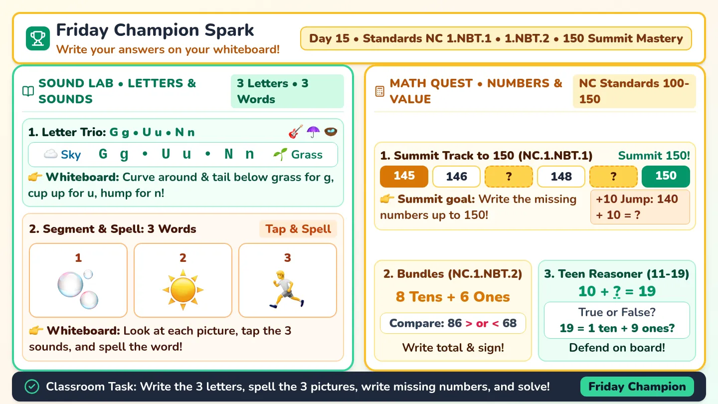 Friday Champion Slides