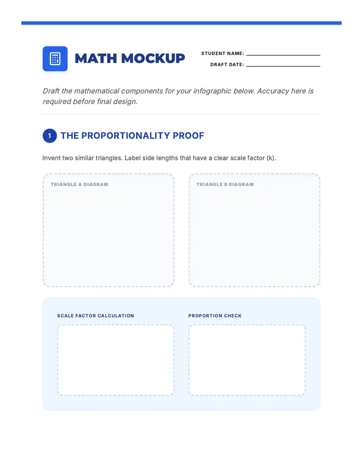 Math Mockup Worksheet