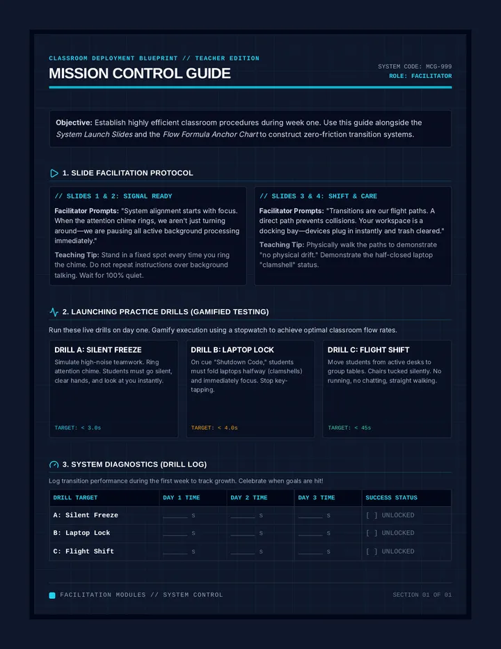Mission Control Teacher Guide
