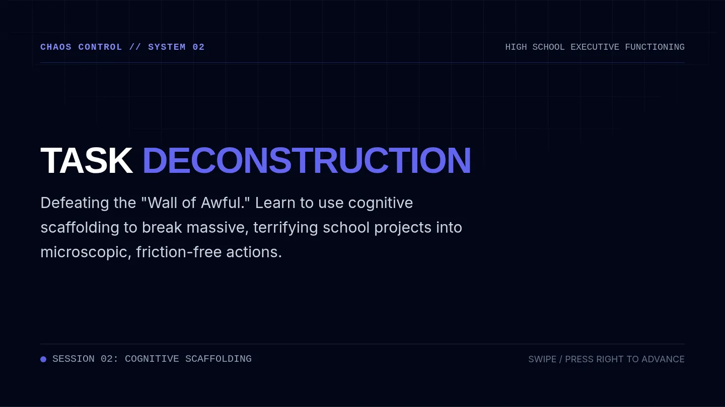 Task Deconstruction Slides