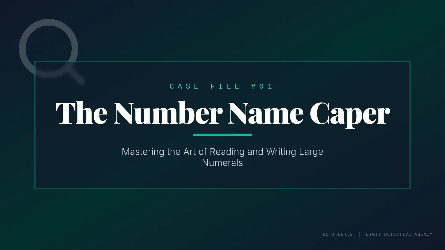 Number Name Caper Slides