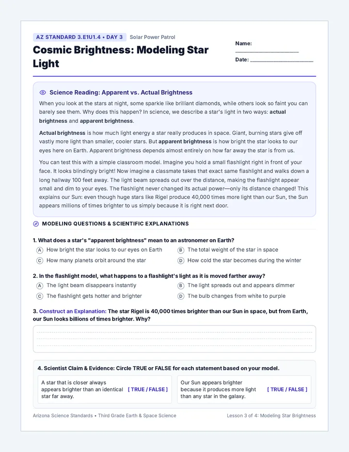 Brightness Quest Reading